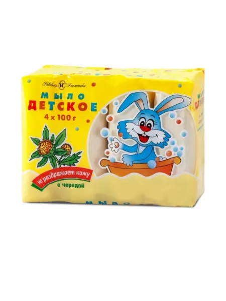 Невская Косметика Детское мыло Череда, 100 г, 4 шт в уп