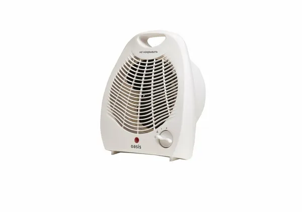Тепловентилятор OASIS SD-20R, настольный, 3 режима мощности, спиральный нагреватель