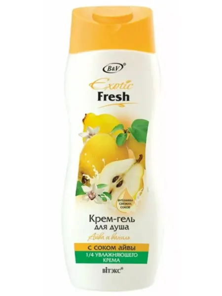 Витэкс Крем-гель для душа Exotic fresh Айва и ваниль 500 мл