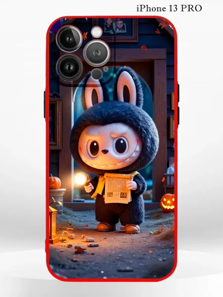 Чехол на iPHONE 13 PRO с модным принтом Labubu