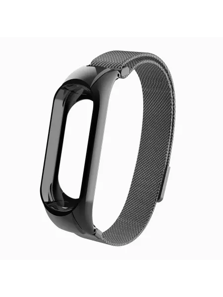 Promise mobile Ремешок Xiaomi Mi Band 5 металлические, сетчатые черный