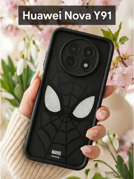 Red Cat Чехол на Huawei Nova y91 Человек-Паук