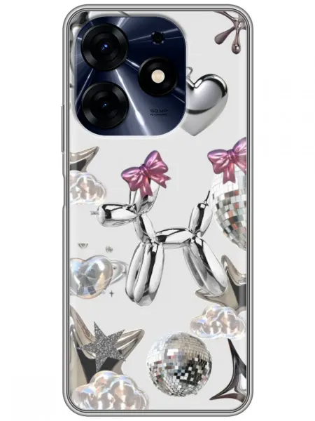 360skin Чехол на Tecno Spark 10 Pro Y2K (для девочки)