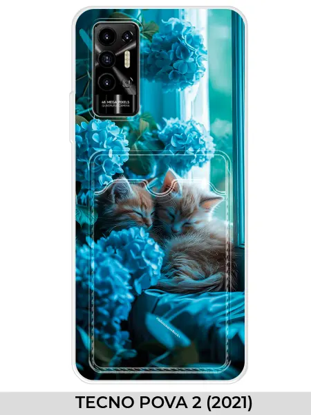 МобиФон Чехол с карманом на TECNO POVA 2 (для Техно Пова 2)