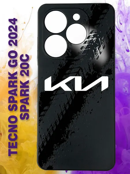 GOODYFON Чехол на Tecno Spark Go 2024,Spark 20C с принтом KIA