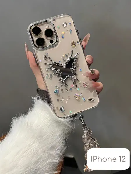 Popkins Чехол на iPhone 12 coquette