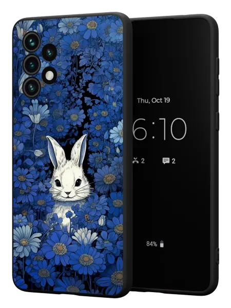 YG case Чехол на Samsung A73 5G с принтом Зайчик