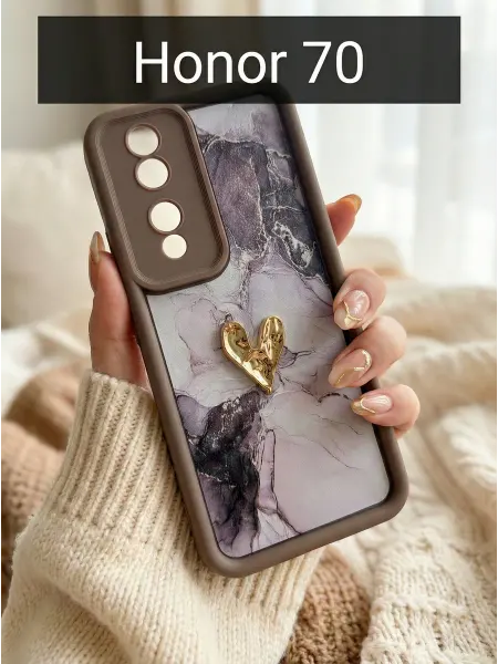 IdealStore Чехол на Honor 70 Мрамор