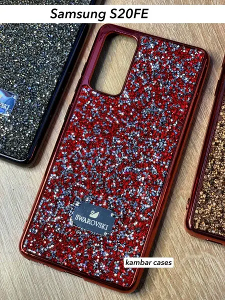 Kambar cases Чехол на телефон Samsung S20 FE с кристаллами Swarovski
