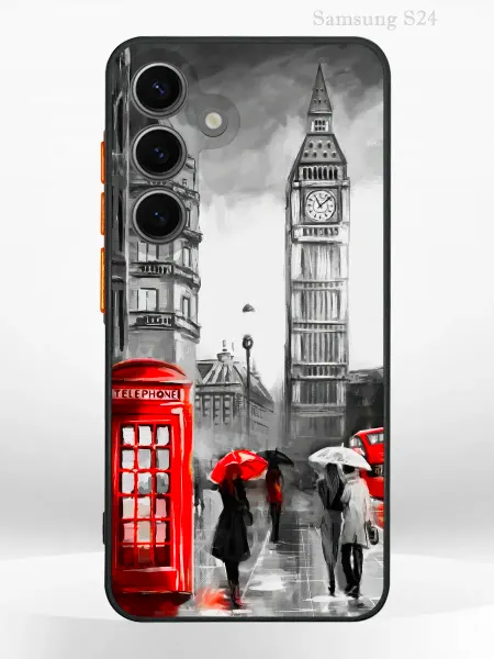PRINTberries Чехол на Samsung Galaxy S24 с принтом осенний