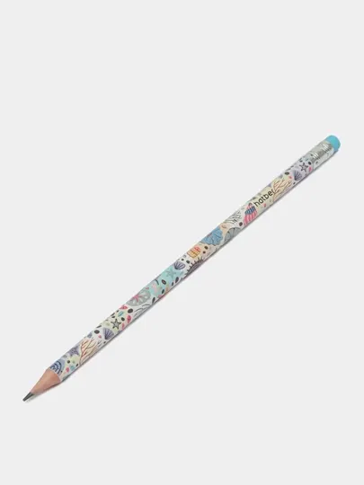 Чернографитный карандаш Hatber Marine Ассорти HB BL079540, с ластиком