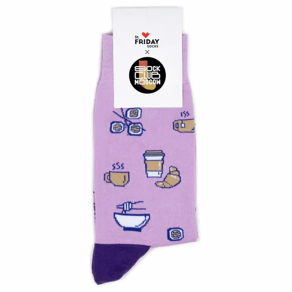 St. FridayНоски x Sock Club Moscow носки с рисунками Шопинг - Еда