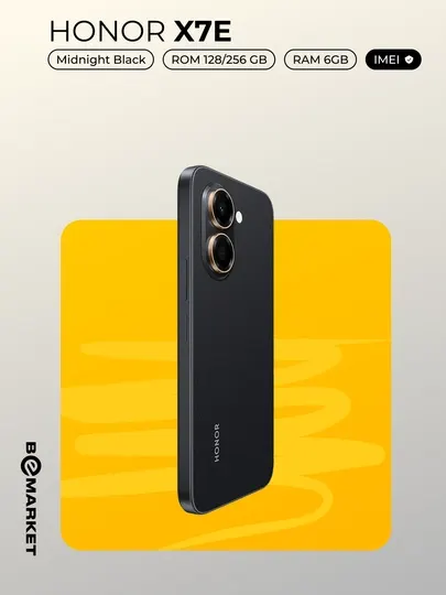 Honor X7e + Наушники Honor x8 Earbuds - Смартфоны