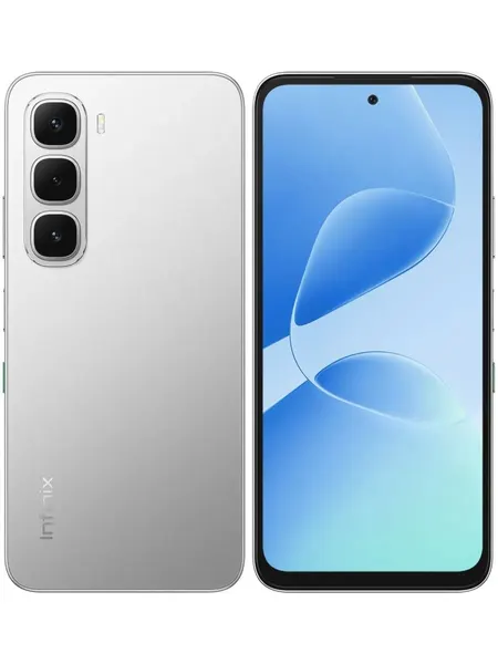 Смартфон Infinix HOT 60i 4/128 ГБ, серебристый