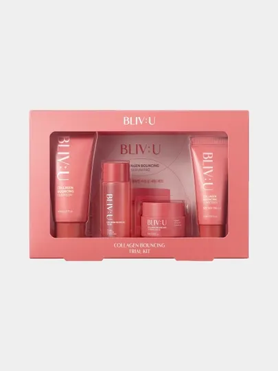 Набор с коллагеном для лица BLIV:U Collagen Bouncing Trial Kit