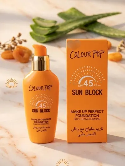 Солнцезащитный крем для лица Sun Block с SPF45, PA++