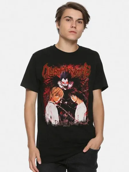 Dream ShirtsФутболка Тетрадь смерти / Death Note / Мужская черная M