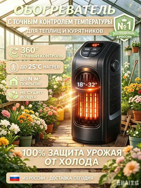 Обогреватель для дачи, защита растений от холода