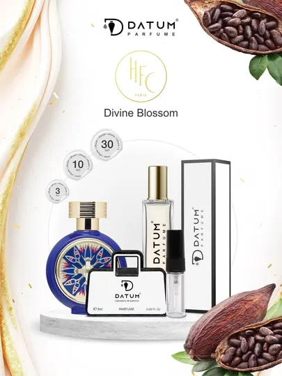 Духи унисекс Datum Parfume Divine Blossom с нотами апельсина, ванили, уда и сандала