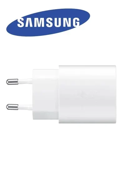 Сетевой адаптер Samsung 25W PD Type-C, быстрая зарядка - Аксессуары и запчасти