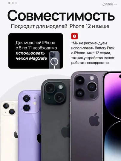 Внешний аккумулятор для телефонов Apple и других марок (5000 мАч) - Аксессуары и запчасти