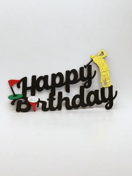 1000 Каталог Топпер для торта Happy Birthday 11x19 см