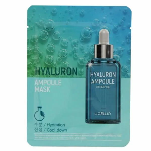 Dr. CELLIO Тканевая маска с гиалуроном 25 мл Hyaluron Ampoule Mask