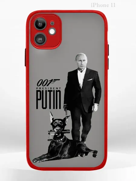 Чехол на Apple iPHONE 11 с принтом Путин В.В