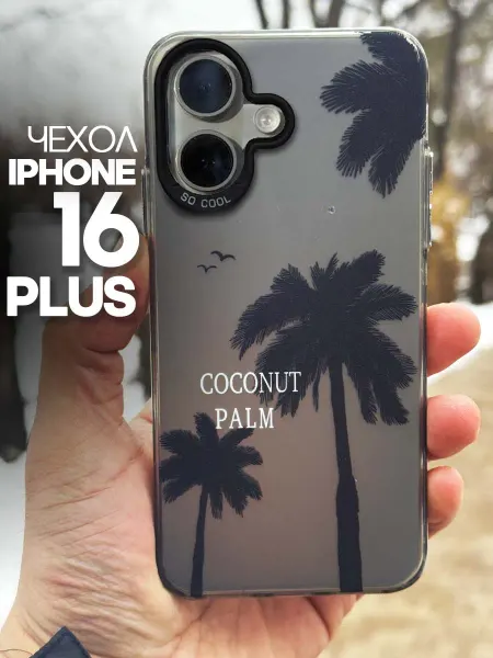 MGOO чехол на iPhone 16 Plus Пальма