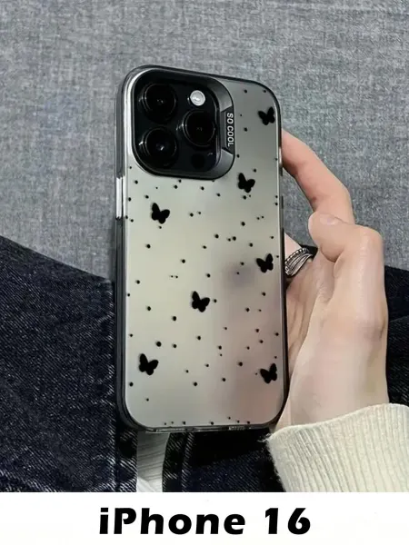 Чехлы на iphone 16 бабочки