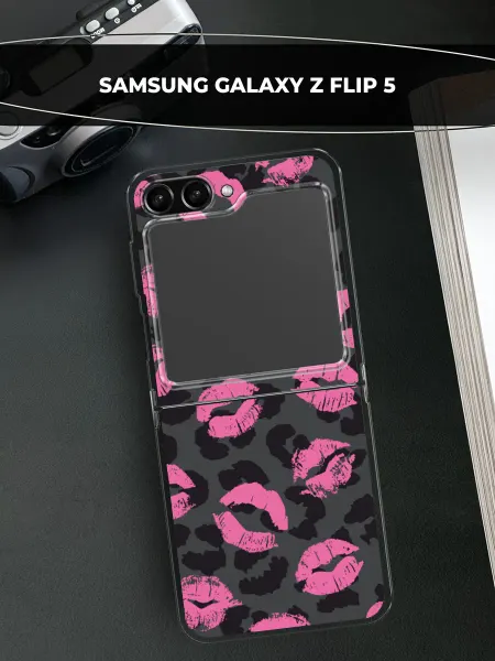 Samsung Чехол на Galaxy Z Flip 5 с поцелуями