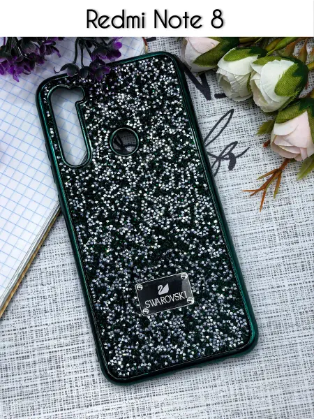 ELNAZ COVER Блестящий чехол на Redmi Note 8 с кристаллами Swarovski