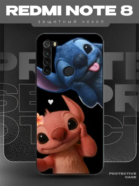 MeowCase Чехол на Redmi Note 8 с принтом стич