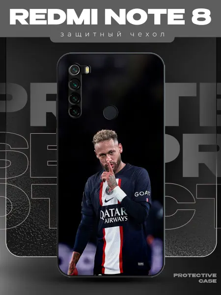 MeowCase Чехол на Redmi Note 8 с принтом футбол