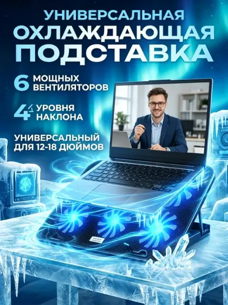 Подставка для ноутбука с охлаждением