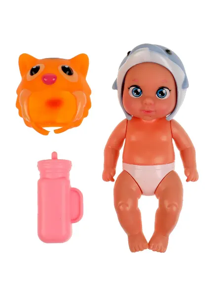 Карапуз Кукла пупс развивающая baby с одеждой 13 см