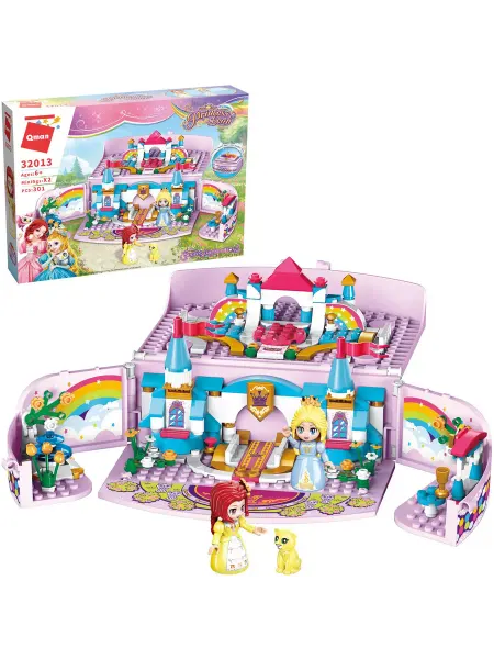 Qman Конструктор Princess Leah Комната в шкатулке 301 деталь
