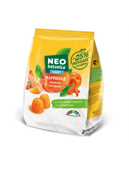 Neo-botanica Мармелад Абрикос-Миндаль с пониженным сахаром, 150 гр