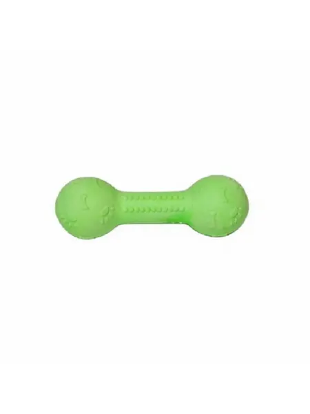 HomePet Игрушка для собак гантель зеленая Foam TPR Puppy 12 см