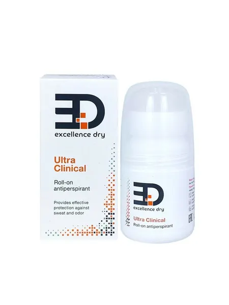 EXCELLENCE DRY ULTRA CLINICAL ROLL-ON антиперспирант 50МЛ — Дезодорант-антиперспирант - флакон 50 мл в инд. уп.