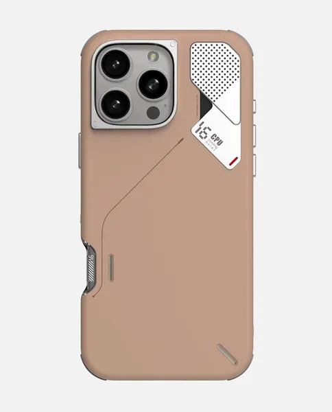 Чехол на Айфон 16 Про Макс защитный с индикатором температуры, Aulumu А16 Shock Proof, MagSafe, магнитный, черный