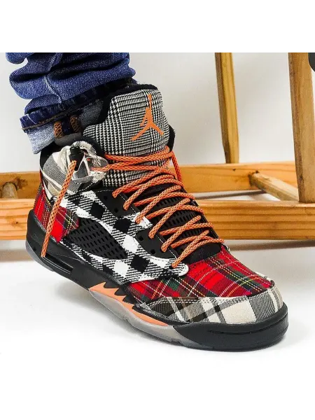Nike Кроссовки Air Jordan 5 Retro "Plaid"
