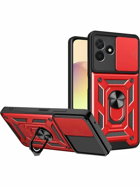 Чехол "О'кейси", для Realme C53, с магнитным креплением, красный
