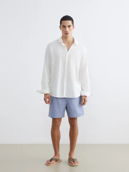 LC Waikiki LCW ECO Мужские пляжные шорты в полоску