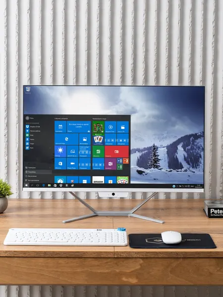 Моноблок 27 дюймов, Intel Core i5 4590, Windows 11pro, SSD 512ГБ, RAM 16ГБ, Wi-Fi/Bluetooth, белый