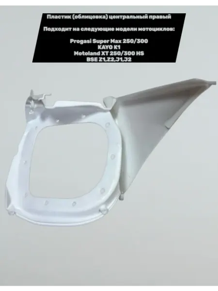 PROGASI Пластик центральный правый Super Max, KAYO K1,Motoland XT HS