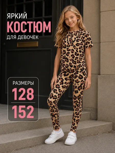Bonito kids Костюм детский футболка и лосины летний