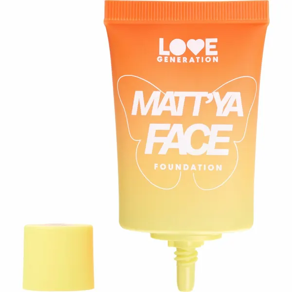 Тональный крем Love Generation "Matt'ya Face", матирующий, c экстрактом матчи, тон 02