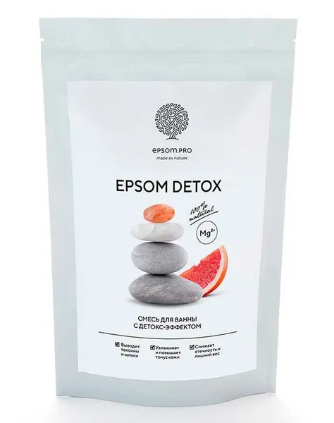 Epsom Смесь для ванной "EPSOM DETOX" 1000г