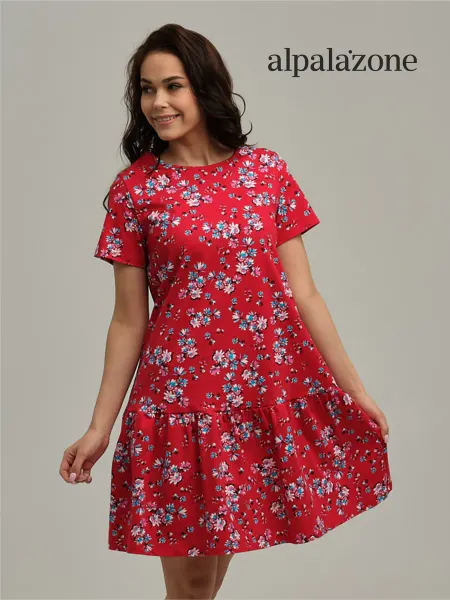 Alpalazone OUTLET Платье - сарафан летнее пляжное 100% хлопок